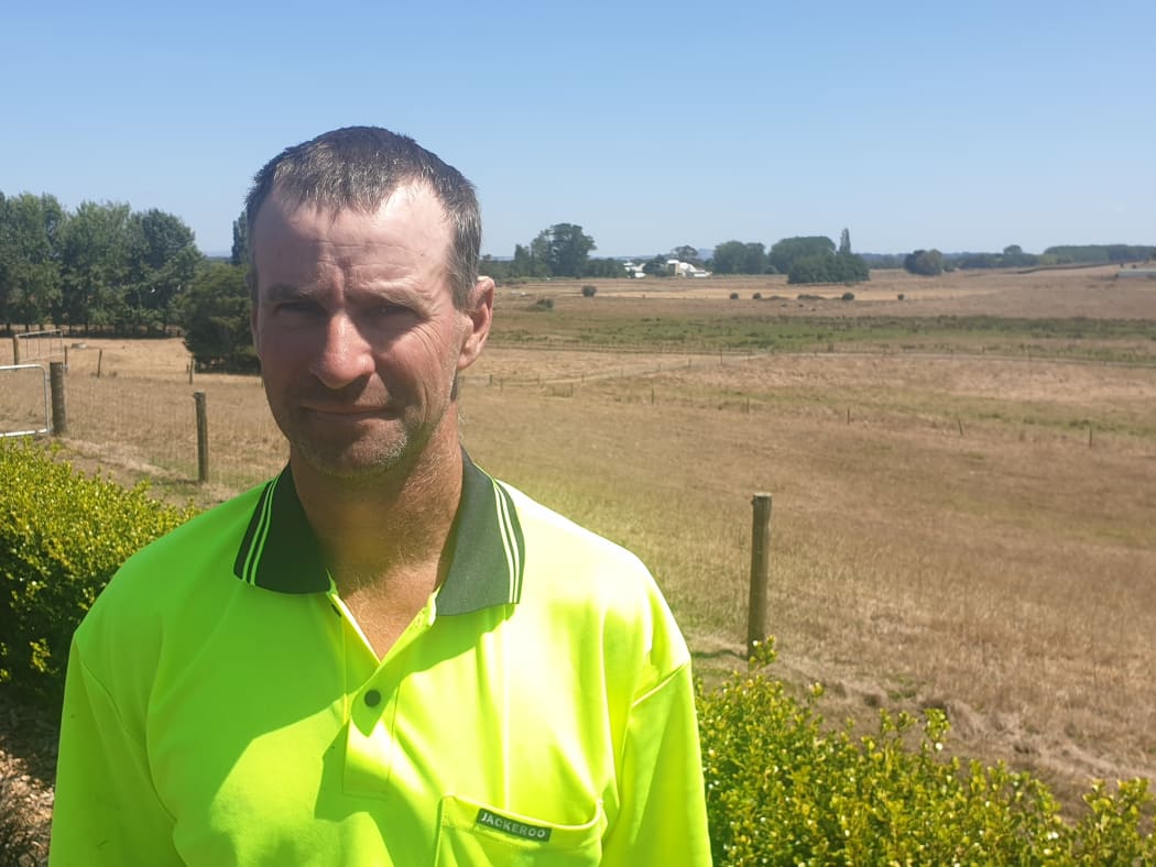 Steve Stark on his farm.