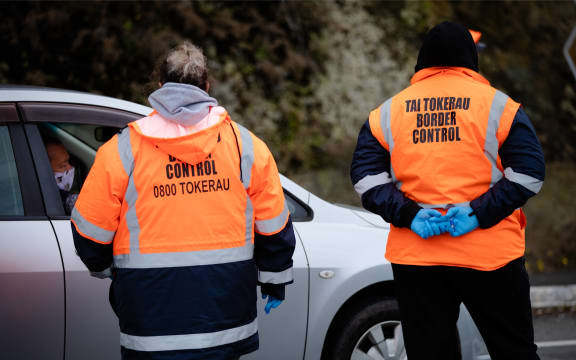 Border checkpoint in the far north