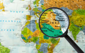Map of Iraq.