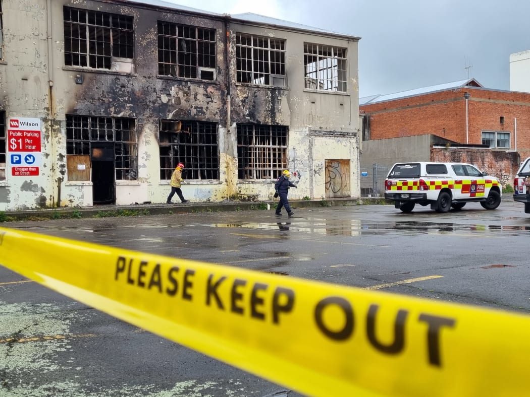 Fire investigators are looking into what caused Monday's blaze at the High Flyers building.