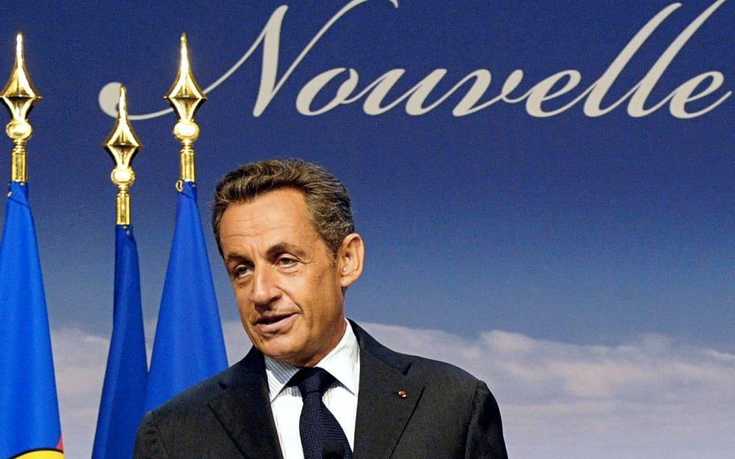 Nicolas Sarkozy in New Caledonia in 2011