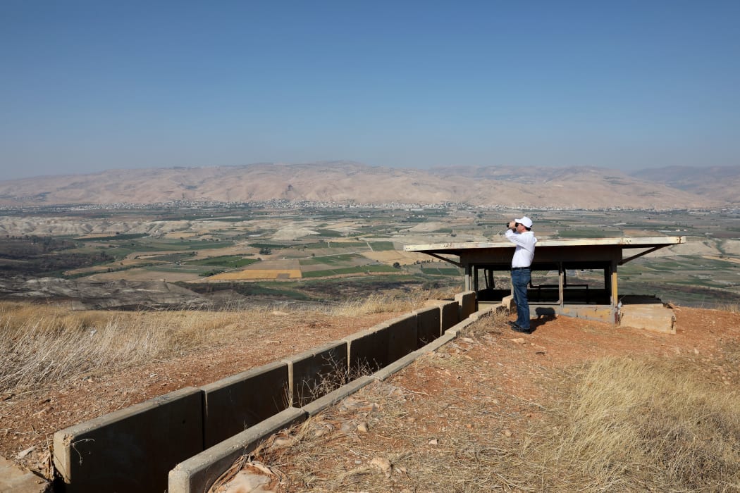 An old army outpost overlooking the Jordan Valley between the Israeli city of Beit Shean and the West Bank city of Jericho.