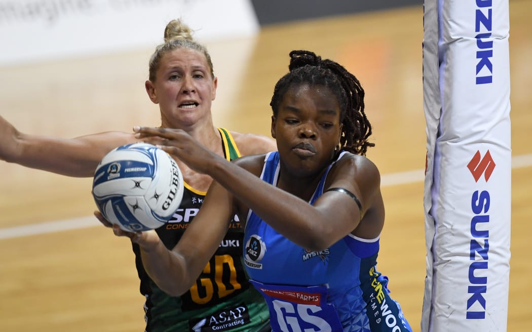 Grace Nweke. Magic v Mystics, ANZ Premiership, Claudelands Arena, Hamilton, New Zealand. Sunday, 12 May 2019. © Copyright Photo: Jeremy Ward / www.photosport.nz