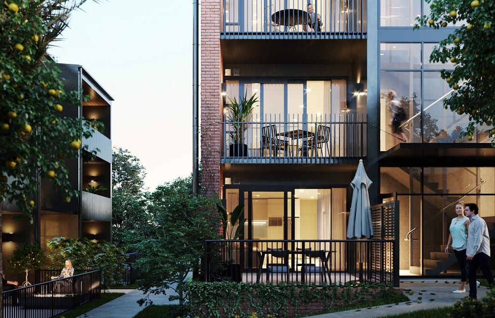 Construction on the apartment begins today and the development is due to be finished by August 2019.