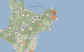 A strong magnitude 4.6 quake centred near Ruatoria.