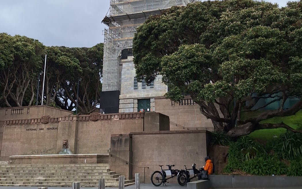 The bell tower is the centrepiece of Pukeahu National War Memorial Park in Wellington.