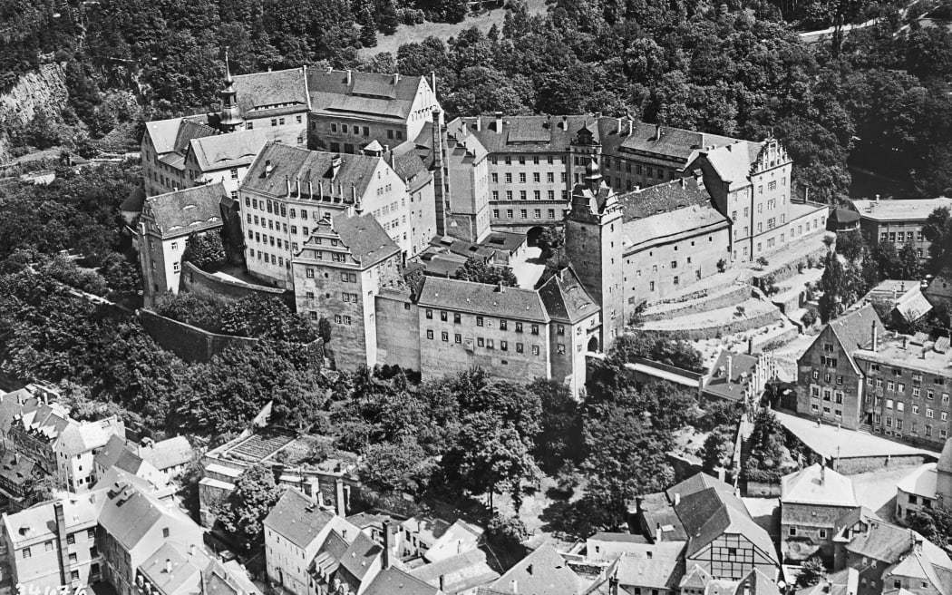 Aerial view of Colditz