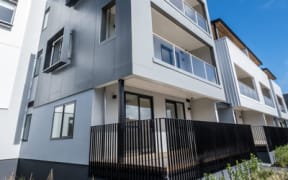 The exterior of the new development in Three Kings, Auckland which, out of the 100 apartments, 10 are classified as affordable.