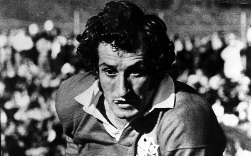 Gareth Edwards in action for the Lions against the All Blacks, 1971.