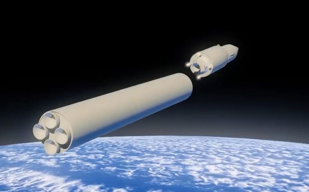 The launch of the Avangard hypersonic glide vehicle. A screenshot from a video provided by the Russian Defense Ministry.