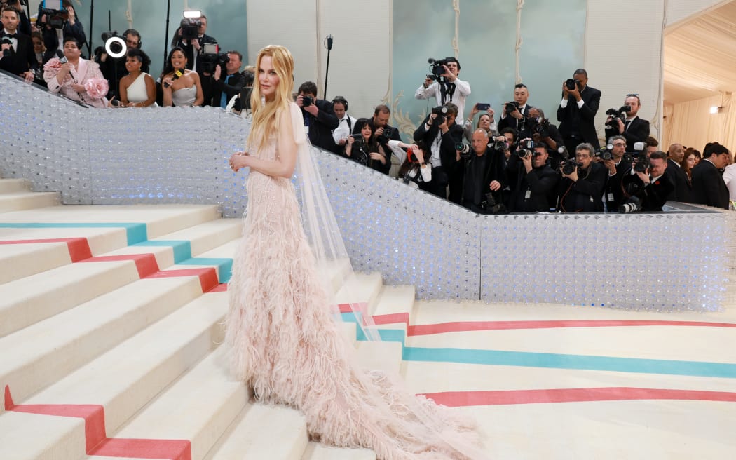 NEW YORK, NEW YORK - MAY 01: Nicole Kidman attends The 2023 Met Gala Celebrating "Karl Lagerfeld: A Line Of Beauty" at The Metropolitan Museum of Art on May 01, 2023 in New York City. (Photo by Theo Wargo/Getty Images for Karl Lagerfeld)