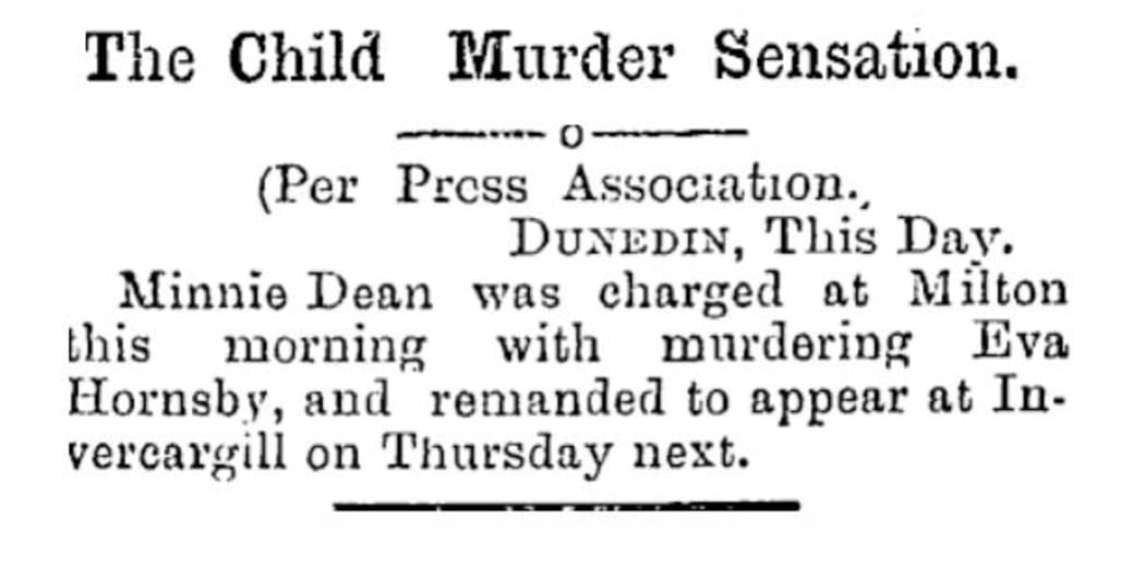 A clipping from the Feilding Star, 16 May 1895. Accessed via PapersPast  