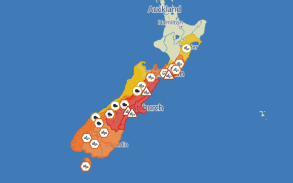 Weather warnings for the country as on 22 October 2025.