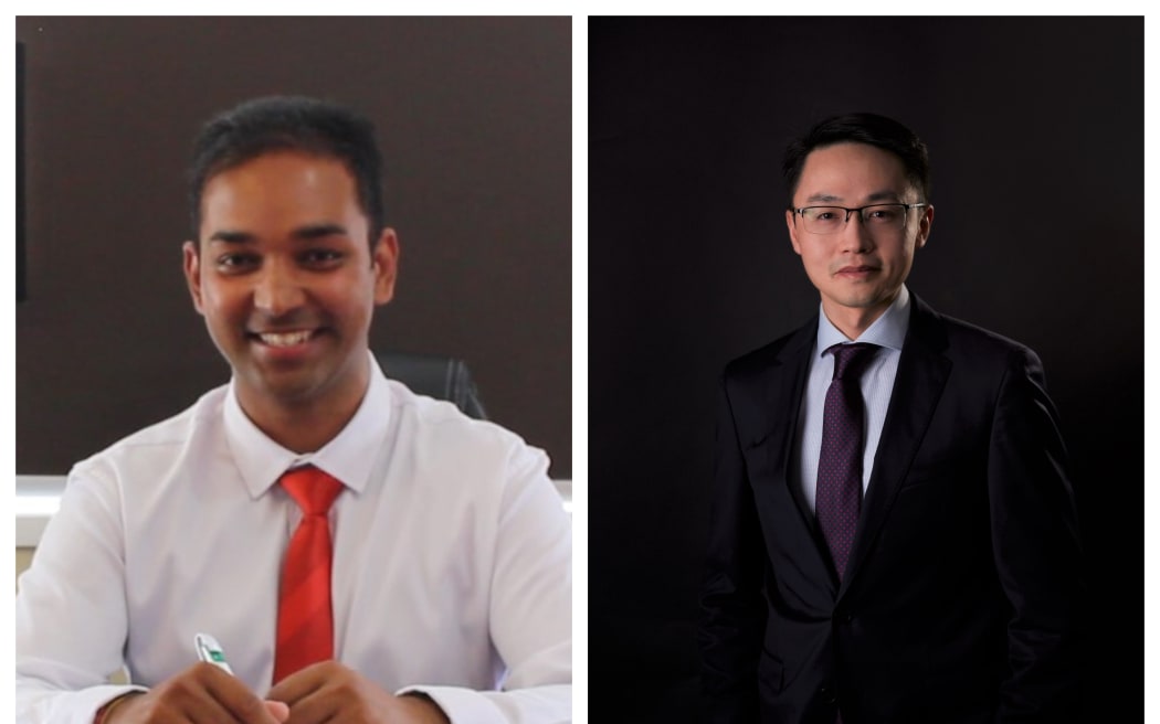 Immigration advisor Shaneel Kumar and immigration lawyer Harris Gu