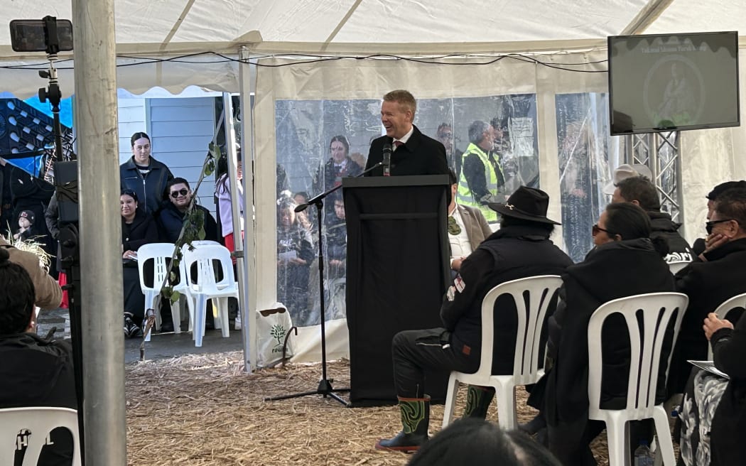 Te Pāti Māori MP Takutai Tarsh Kemp service.