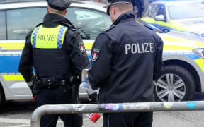 Police officers in Hamburg