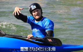 Finn Butcher of New Zealand at the Paris 2024 Olympics.