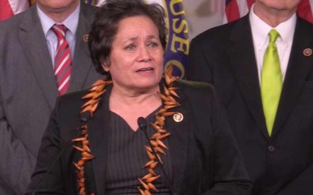 US Congresswoman Aumua Amata Radewagen.