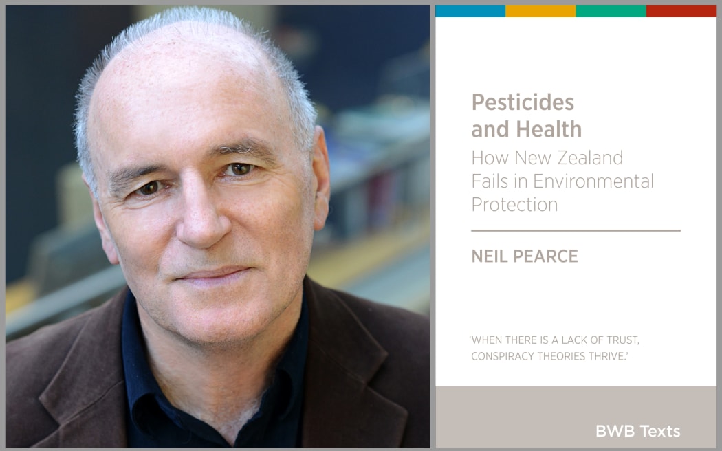 Neil Pearce portrait and book cover