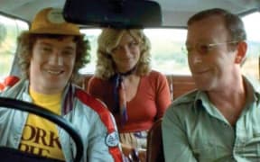 Tony Barry, right, in a scene from Goodbye Pork Pie.