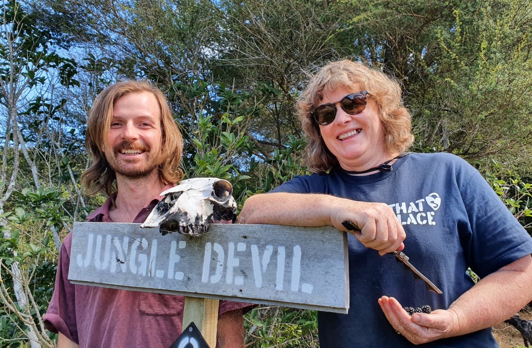 Tom Oskam and his mother Lou Oskam