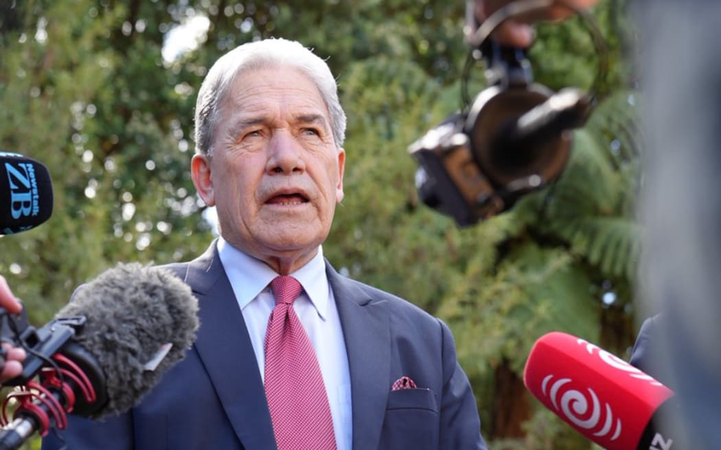 Winston Peters. 10 April 2025