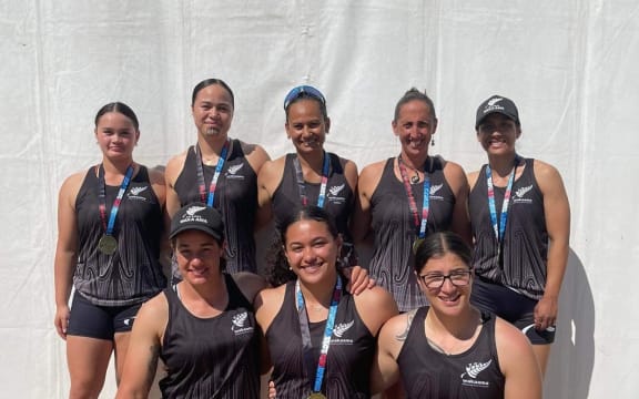 Aotearoa Women’s Elite waka ama team