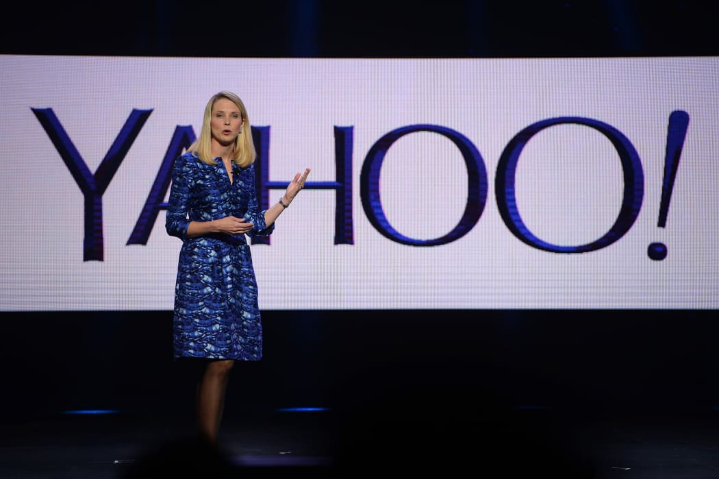 Yahoo chief executive Marissa Mayer speaks during her keynote address at the 2014 International CES in Las Vegas, Nevada in January 2014.