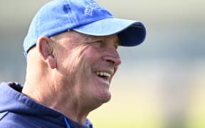 Blues coach Vern Cotter during a Blues training session. Super Rugby Pacific, Alexandra Park, Auckland, New Zealand. Tuesday 18 June 2024. © Photo credit: Andrew Cornaga / www.photosport.nz