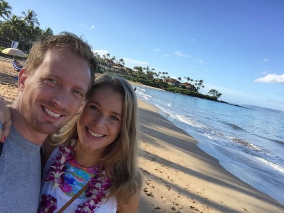 Clin Jennissen and Rieke Gorter on holiday