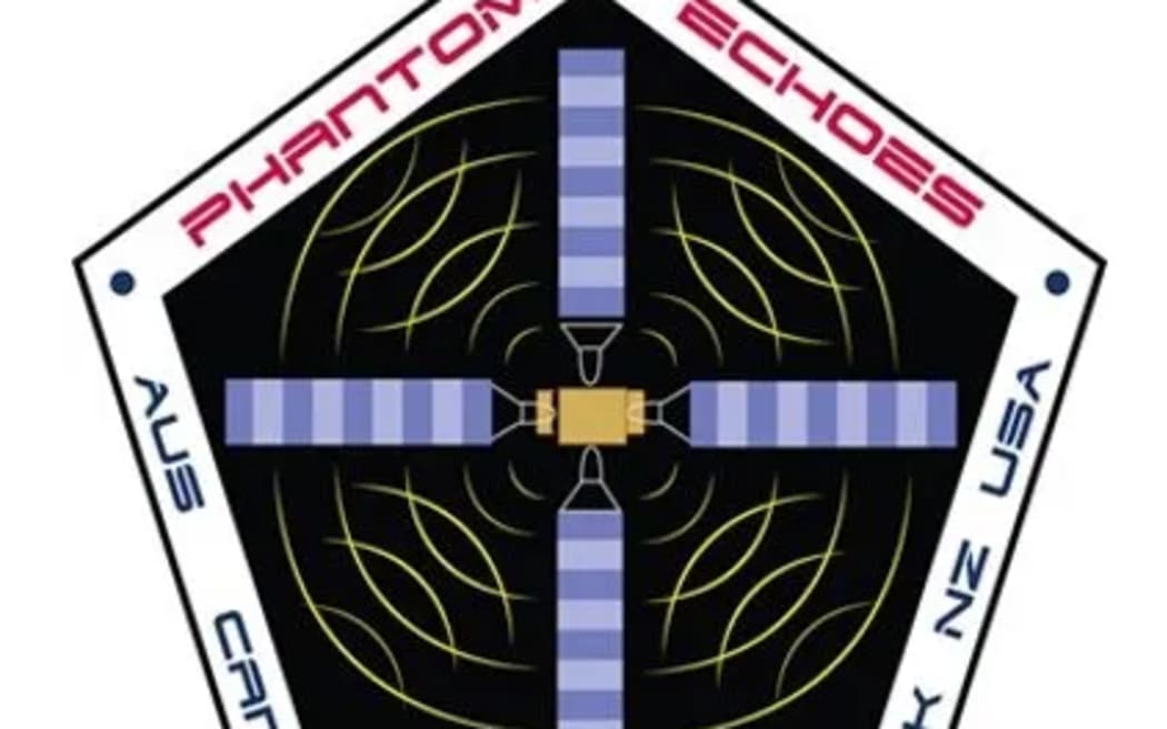 The Phantom Echoes badge showing the names of the Five Eyes countries, including New Zealand.