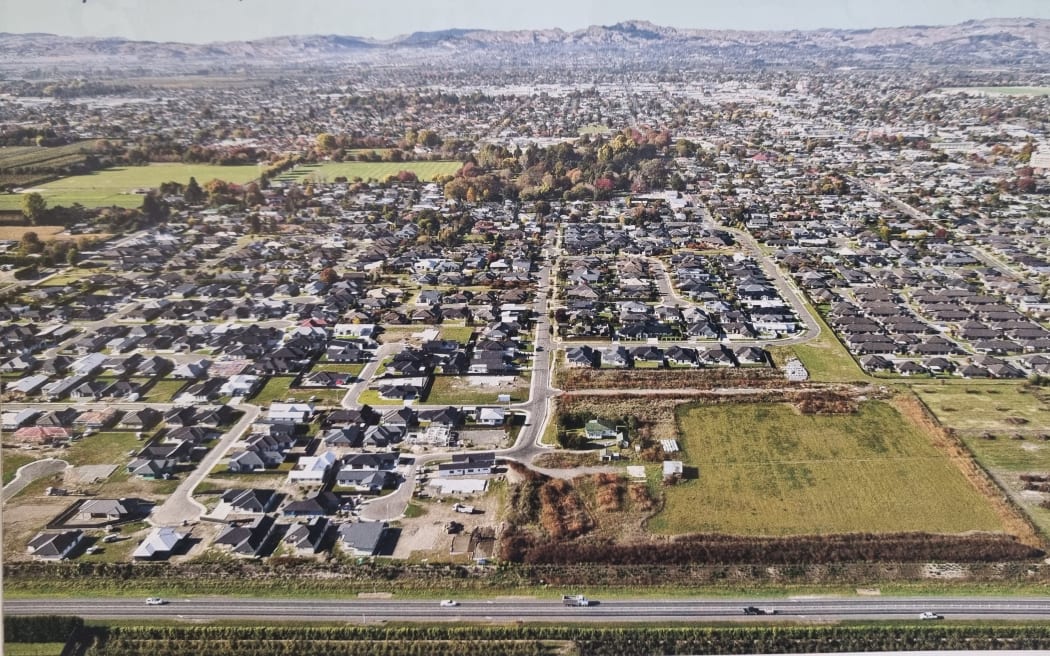 Urban sprawl on the Heretaunga Plains.