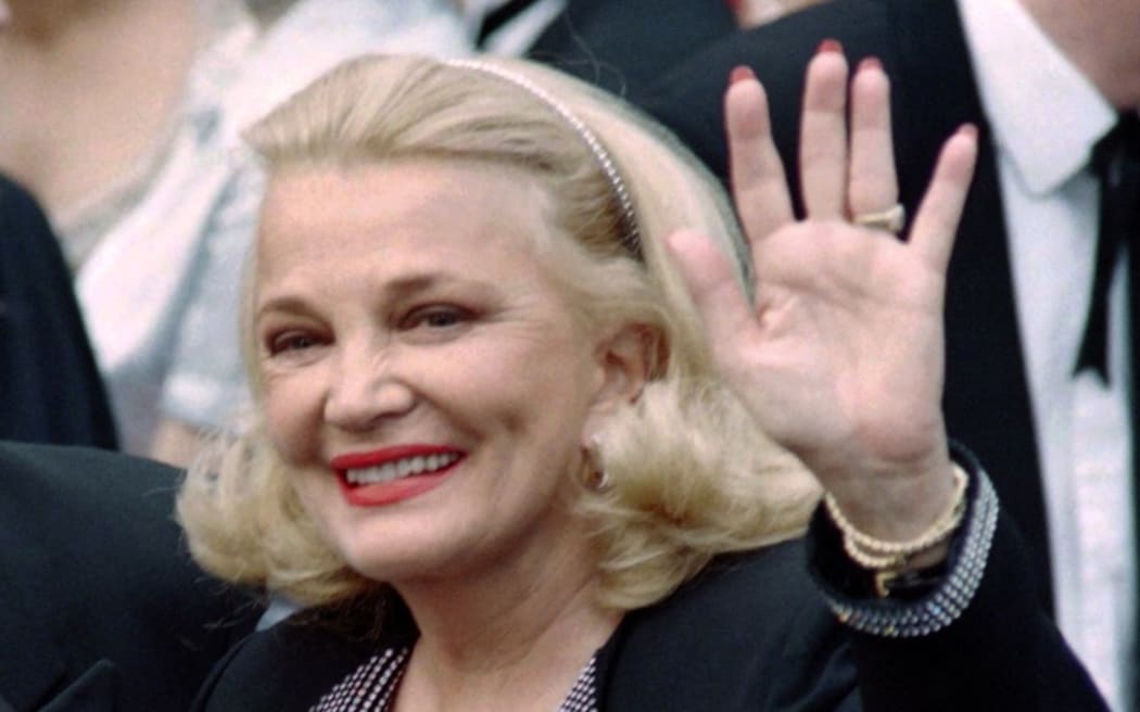 (FILES) US actress Gena Rowlands arrives to attend the screening of "The Neon Bible" on May 23, 1995, during the 48th edition of the Cannes Film Festival in Cannes, southern France, on May 23, 1995. Gena Rowlands, a US actress best known for starring in the films of her first husband, director John Cassavetes, died August 14 at age 94, according to US media reports.
Rowland died surrounded by family at her home in Indian Wells, California, US entertainment publication TMZ reported. No official cause of death was immediately given, but Rowlands's son Nick Cassavetes said in June she had been battling Alzheimer's disease for the past five years. (Photo by Frédéric HUGON / AFP)