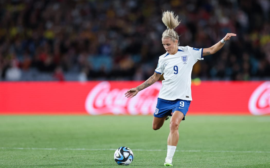 Rachel Daly of England in action during the FIFA Women's World Cup Australia &amp; New Zealand 2023 match between England and Colombia at Australia Stadium on August 12, 2023 in Sydney, Australia.  (Photo by Norvik Alaverdian/NurPhoto) (Photo by Norvik Alaverdian / NurPhoto / NurPhoto via AFP)