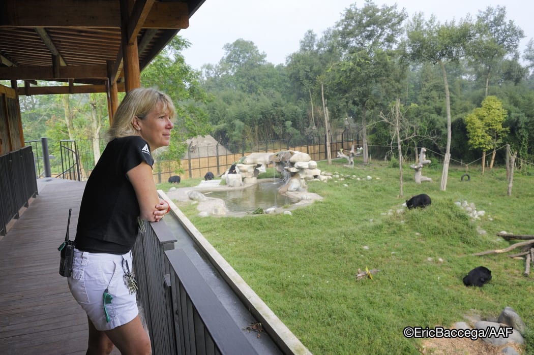 Jill Robinson at Asia's China sanctuary
