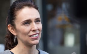 Jacinda Ardern on a visit to her hometown of Morrinsville. 10 August 2017.