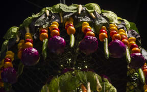 Fruit and Vege chandelier