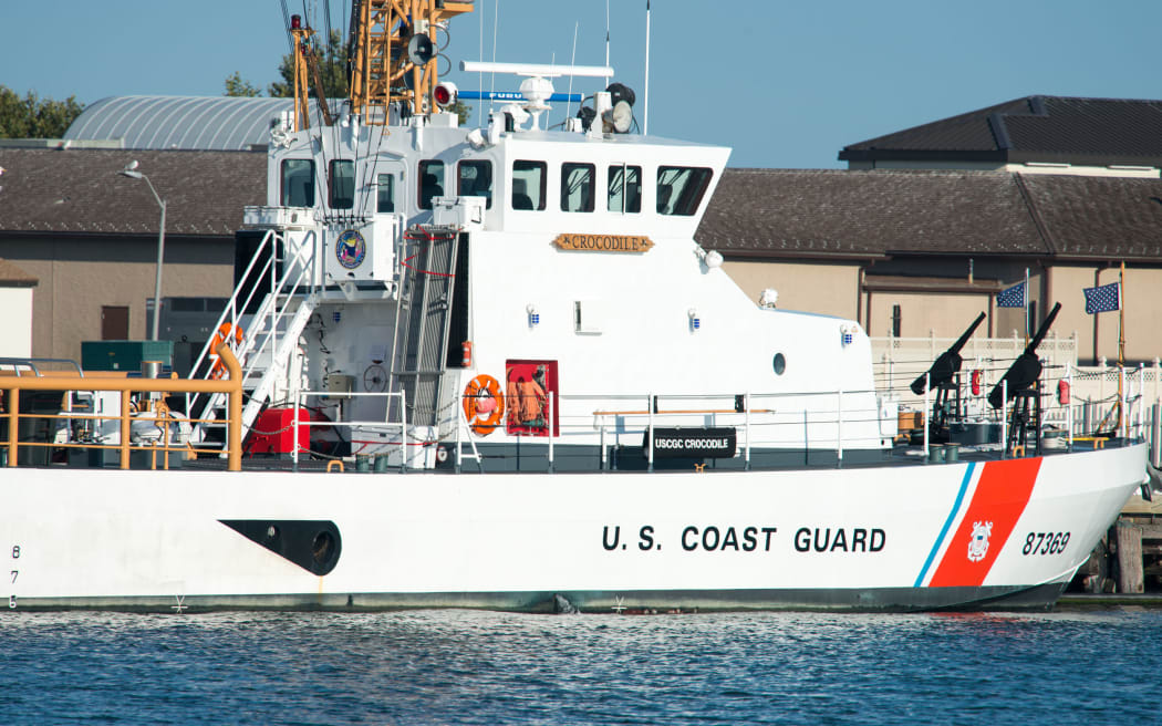 US coast guard boat.