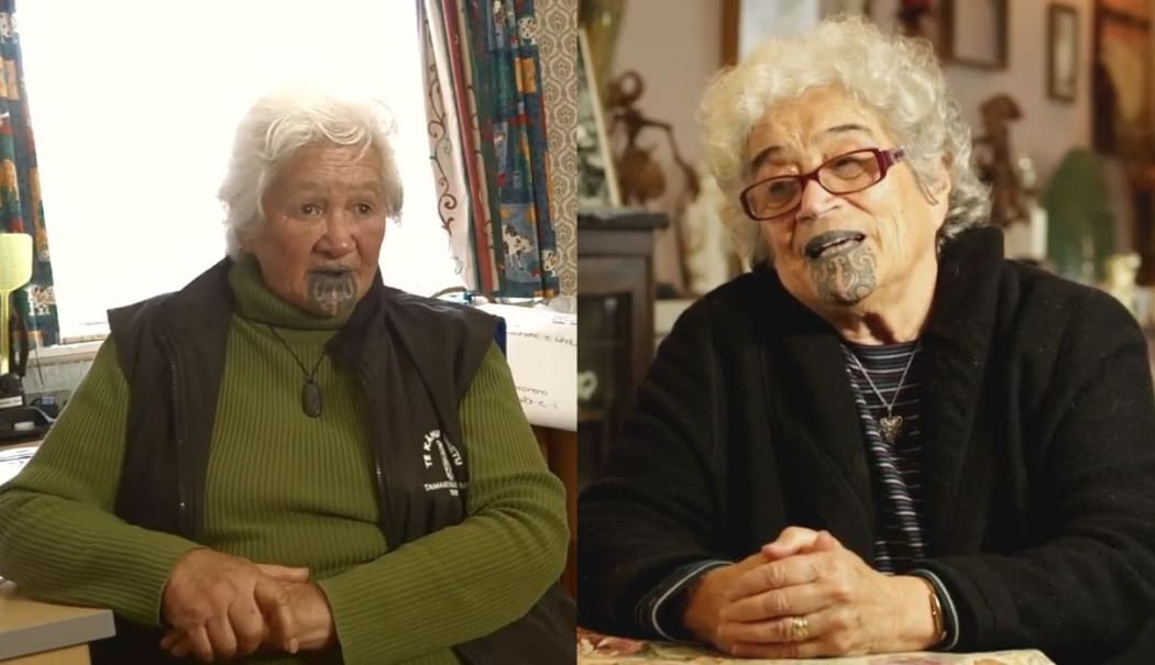 Hokimoana Te Rika-Hekerangi and Elizabeth Mana Hunkin