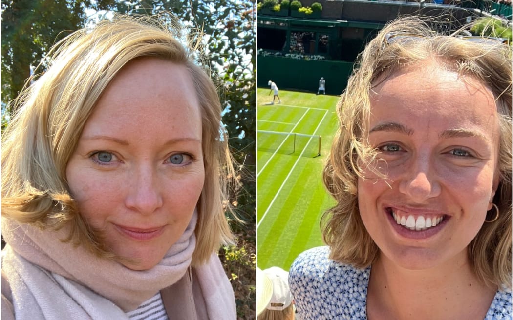 Maaret Jokela-Pansini (left), Oonagh Cousins (right).