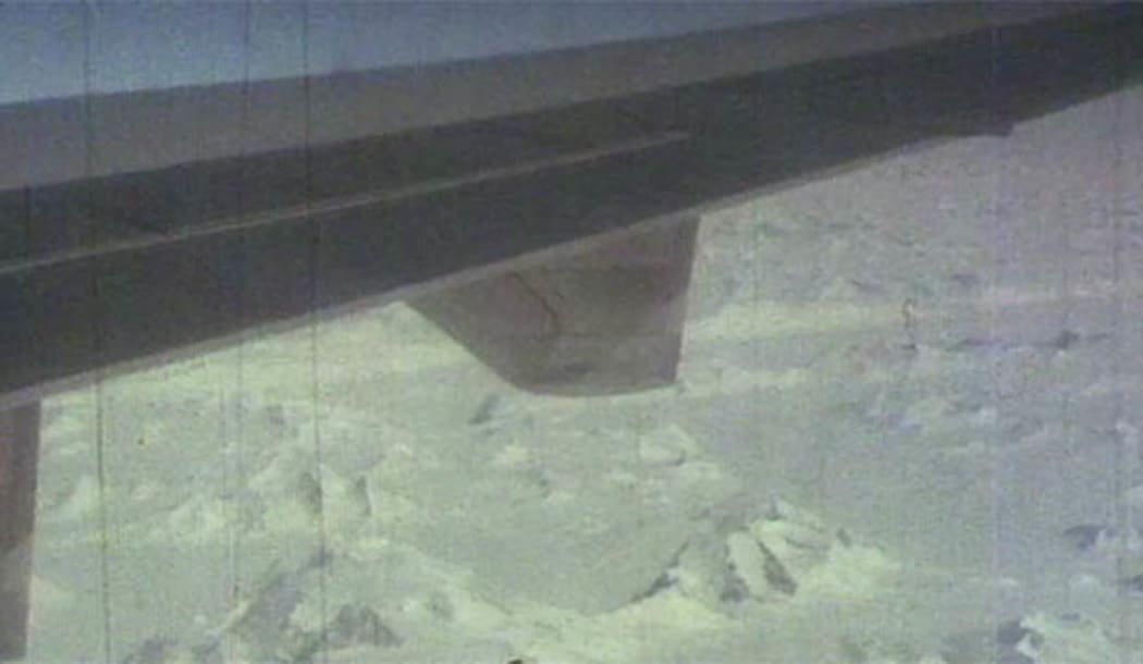 The footage was filmed by a passenger aboard aboard Air New Zealand flight TE901