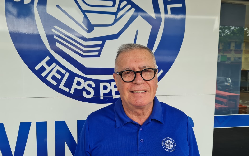 Aid agency St Vincent de Paul manager Mike Rolton.