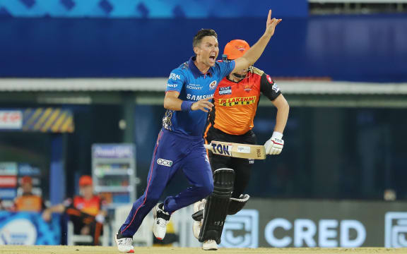 Trent Boult of Mumbai Indians IPL 2021.
