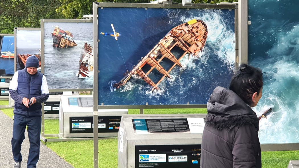 The exhibition at Coronation Park, Mount Maunganui