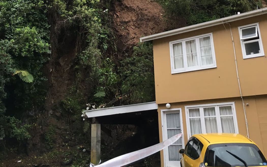 A slip in Aro Valley.