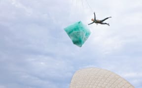 THAW, part art installation, part activism, is performed by three different characters over eight hours over Port Nelson during the 2022 Nelson Arts Festival.
