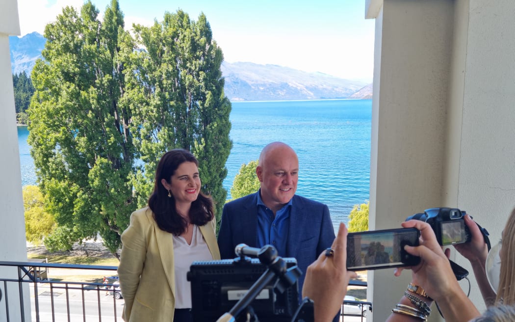 Nicola Willis and Christopher Luxon - National Party