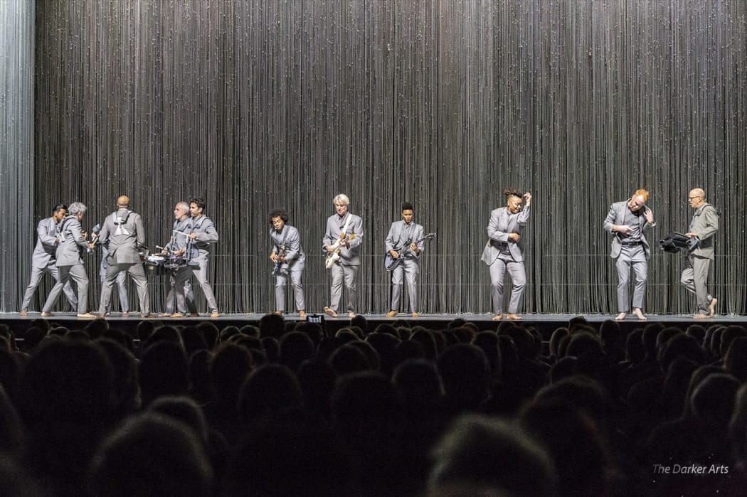 David Byrne and band