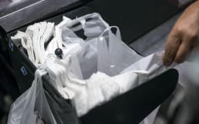 Plastic bags.