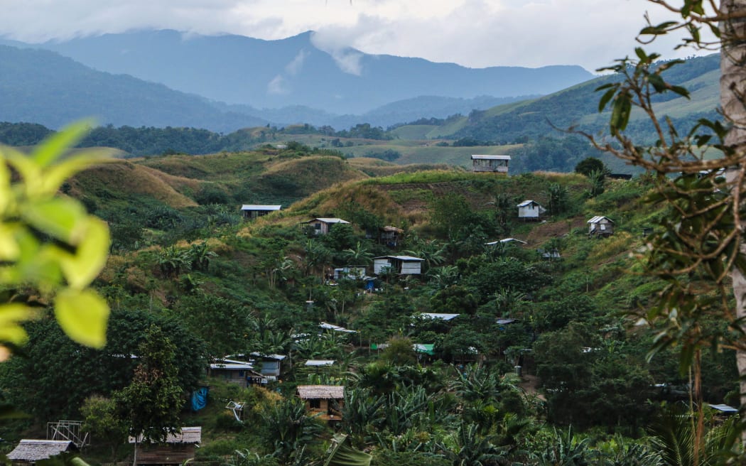 April Valley, to the east of Honiara, Solomon Islands. Residents left homeless by floods in 2014 were relocated here, but little assistance has followed.